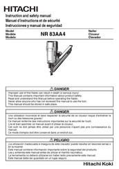 Hitachi NR 83AA4 Manuel D'instructions Et De Sécurité