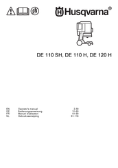 Husqvarna DE 110 H Manuel D'utilisation