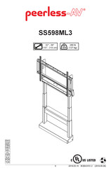 peerless-AV SS598ML3 Mode D'emploi