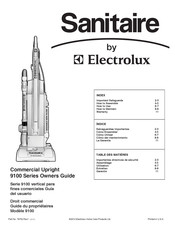 Electrolux Sanitaire 9100 Série Guide Du Propriétaire