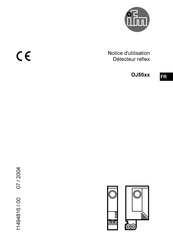 IFM OJ50 Serie Notice D'utilisation