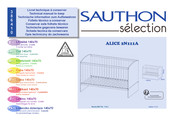 Sauthon Selection ALICE 2N111A Mode D'emploi