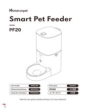 Homerunpet Smart Pet Feeder Guide De L'utilisateur