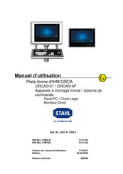 Stahl ORCA01M Serie Manuel D'utilisation