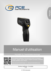 PCE Instruments PCE-MIR 10 Manuel D'utilisation