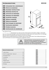 Lomado JONA-80 835150 Notice De Montage