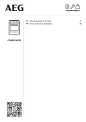 AEG CGB62100CW Notice D'utilisation