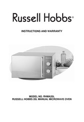 Russell Hobbs RHMA20L Mode D'emploi