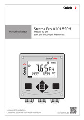 Knick Stratos Pro A201MSPH Manuel Utilisateur