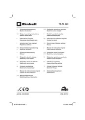 EINHELL TE-PL 920 Instructions D'origine