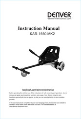 Denver KAR-1550 MK2 Manuel D'instructions