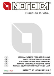 LA NORDICA INSERTO 80 HIGH PRESSURE Manuel Utilisateur