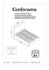 CONFORAMA ASTANE 600063 Instructions De Montage