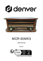 Denver MCR-50MK3 Mode D'emploi