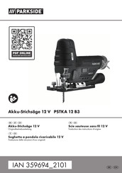 Parkside PSTKA 12 B3 Traduction Des Instructions D'origine