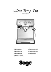 Sage the Duo-Temp Pro SES810BSS2EEU1 Guide Rapide