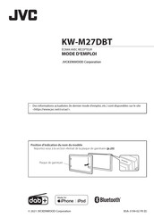 JVC KW-M27DBT Mode D'emploi