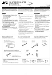 JVC KW-NT800HDT Manuel D'installation/Raccordement