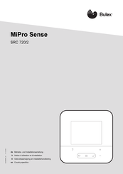 bulex MiPro Sense SRC 720/2 Notice D'utilisation Et D'installation