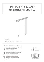 SMS NEC Slim Wall Portrait Manuel D'installation Et De Réglage