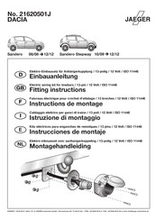 Jaeger 21620501J Instructions De Montage