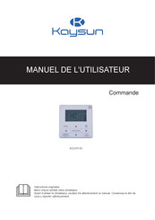 Kaysun KCCHT-03 Manuel De L'utilisateur