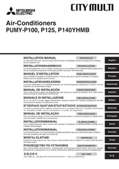 Mitsubishi Electric PUMY-P125 YHMB Manuel D'installation