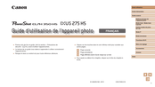 Canon PowerShot ELPH 350 HS IXUS 275 HS Guide D'utilisation