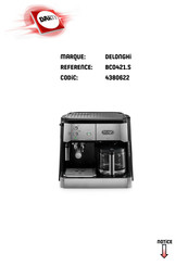 DeLonghi BCO421S Serie Mode D'emploi