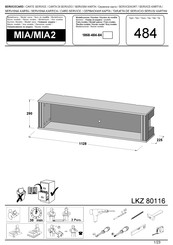 Home affaire MIA2 1868-484-84 Instructions De Montage