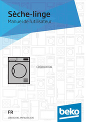 Beko CDS8400GW Manuel De L'utilisateur