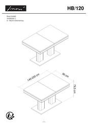 finori HB/120 Instructions De Montage