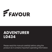 FAVOUR ADVENTURER L0434 Manuel D'instructions