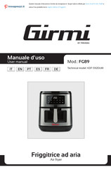 Girmi FG89 Manuel D'utilisation