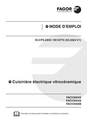 Fagor FACV3004N Mode D'emploi