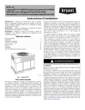 Bryant 677C K Série Instructions D'installation