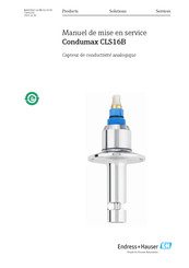 Endress+Hauser Condumax CLS16B Manuel De Mise En Service