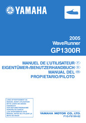 Yamaha WaveRunner GP1300R 2005 Manuel De L'utilisateur