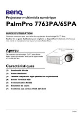 BenQ PalmPro 7763PA/65PA Guide D'utilisation