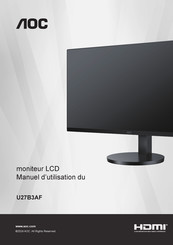 AOC U27B3AF Manuel D'utilisation