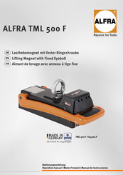 ALFRA 41500.F Mode D'emploi