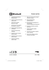 EINHELL 44.308.80 Instructions D'origine