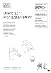 Dornbracht 33 600 831-FF 0010 Instructions De Montage