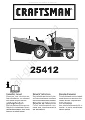 Craftsman 25412 Manuel D'instructions