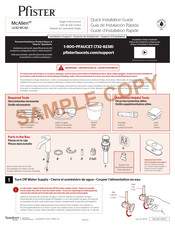 Pfister McAllen LG42-MCA0 Guide D'installation Rapide