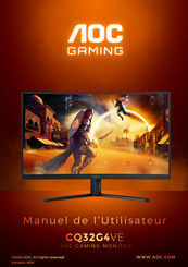 AOC GAMING CQ32G4VE Manuel De L'utilisateur