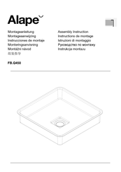 Alape FB.Q450 Instructions De Montage