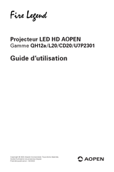 AOpen Fire Legend CD20 Guide D'utilisation