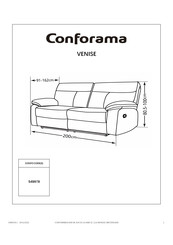 Conforama VENISE 549978 Instructions De Montage