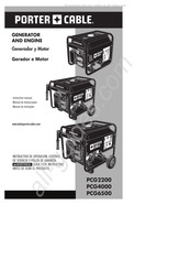 Porter Cable PCG6500 Manuel D'instructions